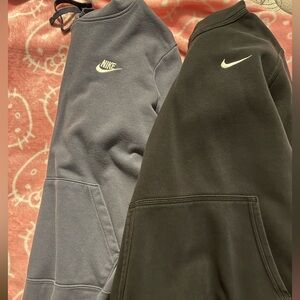 Two Nike hoodies